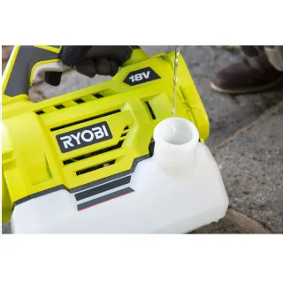 Аерозолен генератор RYOBI RY18FGA-0 + акумулаторен сет RYOBI RC18120-150 Li-Ion battery ONE 5.0Ah и зарядно