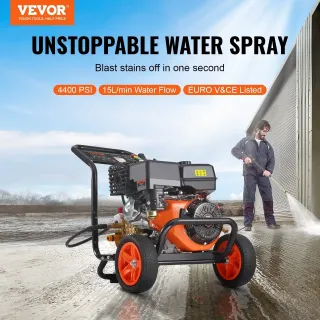 Бензинова водоструйка + 5 бр. дюзи VEVOR G250A/ 399 cc Бензинова водоструйка + 5 бр. дюзи VEVOR G250A/ 399 cc