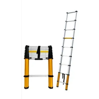 Алуминиева телескопична стълба DRABEST DR-AL TELE MAX 2.6 / 9 стъпала