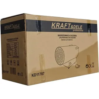 Газов калорифер KraftDele KD11707/ 100kW/ 1000m3/h Газов калорифер KraftDele KD11707/ 100kW/ 1000m3/h