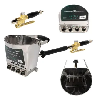 Пневматичен пистолет за мазилки Detoolz DZ-C223/ 50 мл/мин