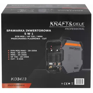 Комбиниран инверторен телоподаващ апарат 5 в 1 KraftDele KD3423/ 255A