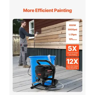 Безвъздушна машина за боядисване VEVOR RP8623S/ 650W Безвъздушна машина за боядисване VEVOR RP8623S/ 650W