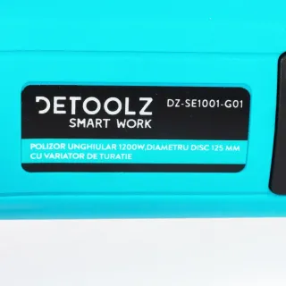 Електрически ъглошлайф Detoolz DZ-SE1001-G01/ 1200W/ 125 мм