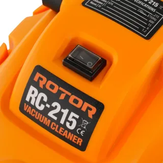 Прахосмукачка за сухо и мокро почистване ROTOR RC215/ 600 W Прахосмукачка за сухо и мокро почистване ROTOR RC215/ 600 W