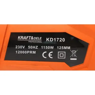 Ъглошлайф KraftDele KD1720/ 1150W