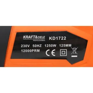 Ъглошлайф KraftDele KD1722/ 1200W