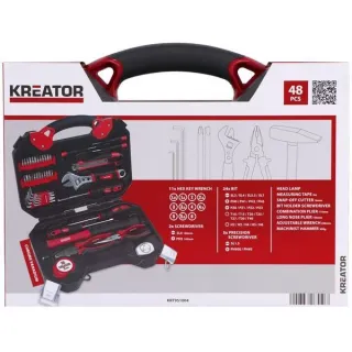 Куфар с инструменти Kreator KRT951004/ 48 части