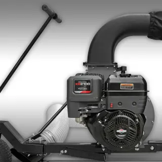 Бензинов листосъбирач/духалка за листа с ремарке Jansen LS-700/ 13 к.с.