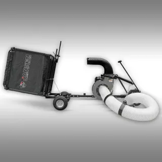 Бензинов листосъбирач/духалка за листа с ремарке Jansen LS-700/ 13 к.с.