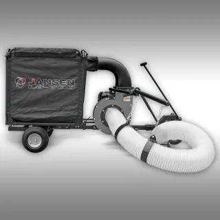 Бензинов листосъбирач/духалка за листа с ремарке Jansen LS-700/ 13 к.с.