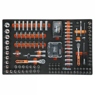 Количка с инструменти Beta Tools 2400S 8/E-L / 398 части