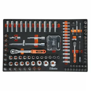 Количка с инструменти Beta Tools 2400S 8/E-L / 398 части