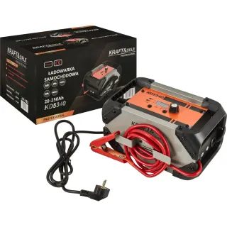 Зарядно устройство за акумулатори със стартова функция KraftDele KD5340/ 12/24V/ 20-250Ah/ 120A
