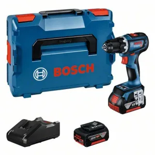 Акумулаторен винтоверт BOSCH GSR 18V-90 C + L-Boxx/ 18V/ 2x5.0Ah