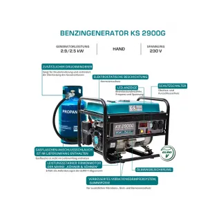 Генератор за ток LPG KOENNER-SOEHNEN KS 2900G/ 2.9kW