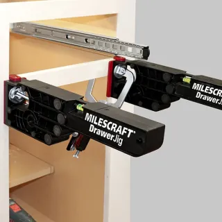 Шаблон за поставяне на плъзгачи за чекмеджета MILESCRAFT Drawer Jig 1341/ 2бр.