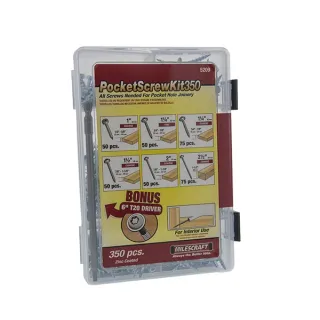 Комплект винтове MILESCRAFT PocketScrewKit350 5209/ 350бр. Комплект винтове MILESCRAFT PocketScrewKit350 5209/ 350бр.