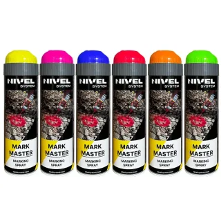 Комплект спрей за маркиране Nivel System Mark Master/ 12 бр.