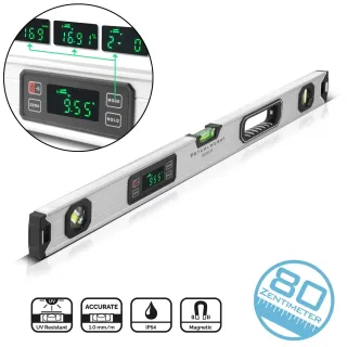 Ръчен дигитален нивелир STAHLWERK DW-800 ST/ 80 см