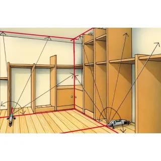 Нивелир с точков лазер Laserliner HandyLaser Plus/ 50 м