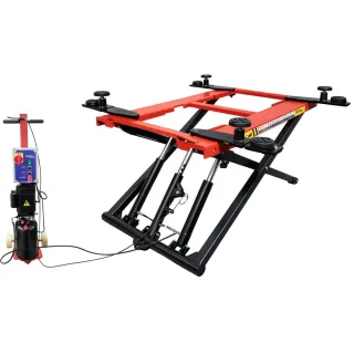 Автоматичен ножичен подемник за автомобили KraftDele KD5824/ 2.2kW/ 2.8т