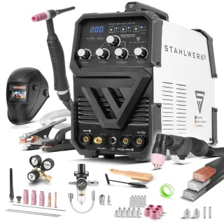 Апарат за плазмено рязане STAHLWERK AC/DC WIG/TIG 200 Plasma ST IGBT SET FULL/ 10-200 A