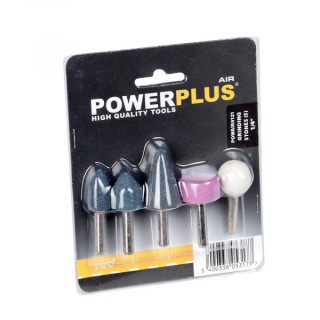 Комплект шлифовъчни камъни POWER PLUS POWAIR0121 / 5 броя