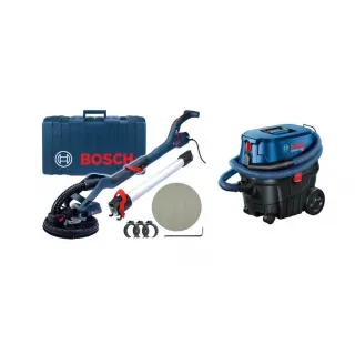 Промо пакет Жираф за шлайфане Bosch GTR 550 + Прахосмукачка Bosch GAS 12-25 PL