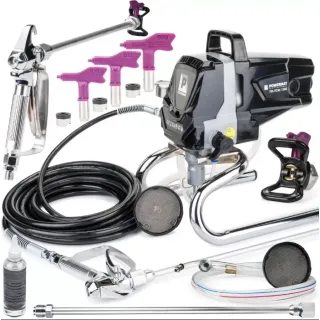 ПРОМО ПАКЕТ! Дизелов калорифер TROTEC IDE 30 D/ 30kW + Машина за безвъздушно боядисване Powermat PM-PDM-1200 / 1.2kW