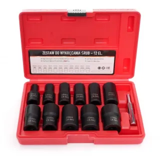 Комплект ударни вложки KraftDele KD11792/ 12 части