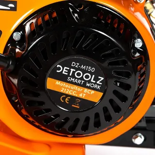 Мотофреза бензинова с фрези Detoolz DZ-M150/ 8 к.с. Мотофреза бензинова с фрези Detoolz DZ-M150/ 8 к.с.