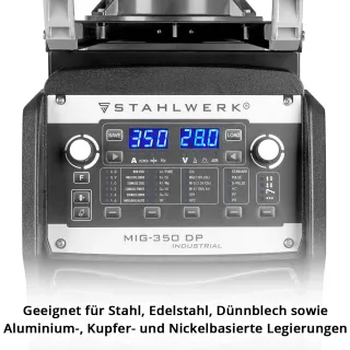 Заваръчен апарат STAHLWERK MIG MAG 350 DP/ 400V/ 350A Заваръчен апарат STAHLWERK MIG MAG 350 DP/ 400V/ 350A