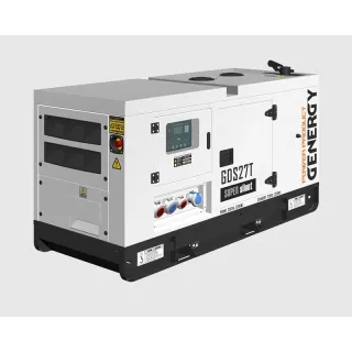 Авариен дизелов генератор Genergy GDS27T/ 27kVA/ 400V/ 113 л