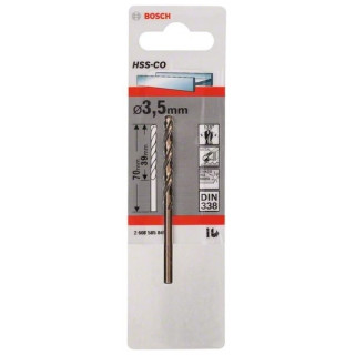 Свредло HSS-Co DIN 338 за метал на Bosch 3.5 mm Свредло HSS-Co DIN 338 за метал на Bosch 3.5 mm