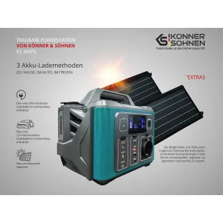 Акумулаторна соларна станция KOENNER-SOEHNEN KS 300PS/ 300W