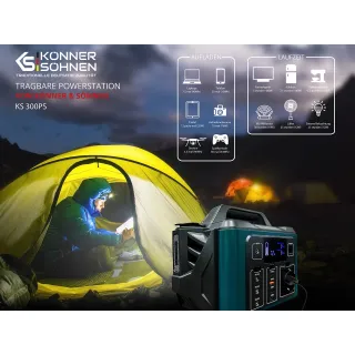 Акумулаторна соларна станция KOENNER-SOEHNEN KS 300PS/ 300W