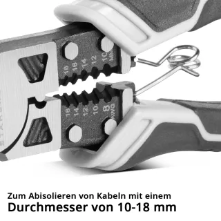Комбинирани клещи STAHLWERK 6482/ 215 мм