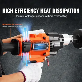 Диамантено-пробивна бормашина + стойка и свредло VEVOR Z1Z-CF-9180/CF-DCD07/ 2600W