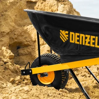 Подсилената строителна количка Denzel 6899977/ 230 кг