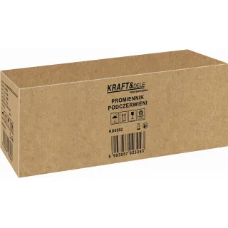 Инфрачервен лъчист отоплител KraftDele KD6502/ с таймер и дистанционно/ 2,5kW Инфрачервен лъчист отоплител KraftDele KD6502/ с таймер и дистанционно/ 2,5kW