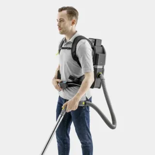 Промо Акумулаторна прахосмукачка за гръб Karcher BVL 5/1 Bp Pack + ПОДАРЪК батерия 36/60 DW