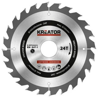 Диск за циркуляр KREATOR KRT020410/ 165 мм