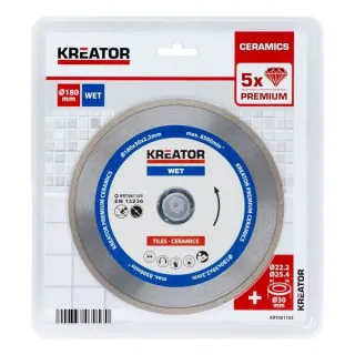 Диамантен диск KREATOR KRT081103/ 180 мм