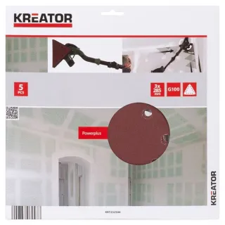 Комплект шкурки за шлайфане KREATOR KRT232506/ 5 бр.