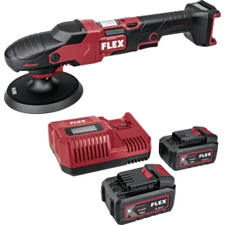 Акумулаторна машина за полиране FLEX PE 2 18-EC Set/ 18V/ 2x5Ah