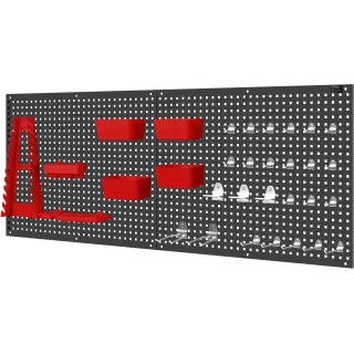 Метален перфориран панел за инструменти KraftDele KD11897/ 112 х 45 см