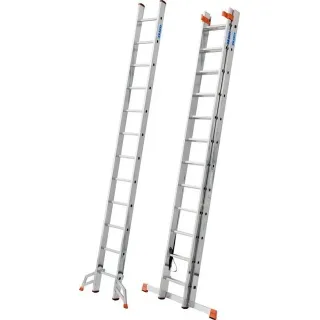 Трираменна алуминиева стълба със стълбищна функция KRAUSE TRIBILO 3x12