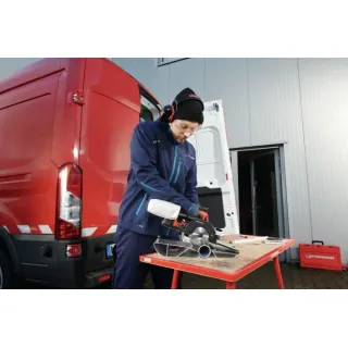 Акумулаторен ръчен циркуляр за метал с линеал ROTHENBERGER PIPECUT MINI/ 18 V Акумулаторен ръчен циркуляр за метал с линеал ROTHENBERGER PIPECUT MINI/ 18 V
