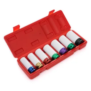 Комплект удължени ударни вложки KraftDele KD11752/ 7 броя